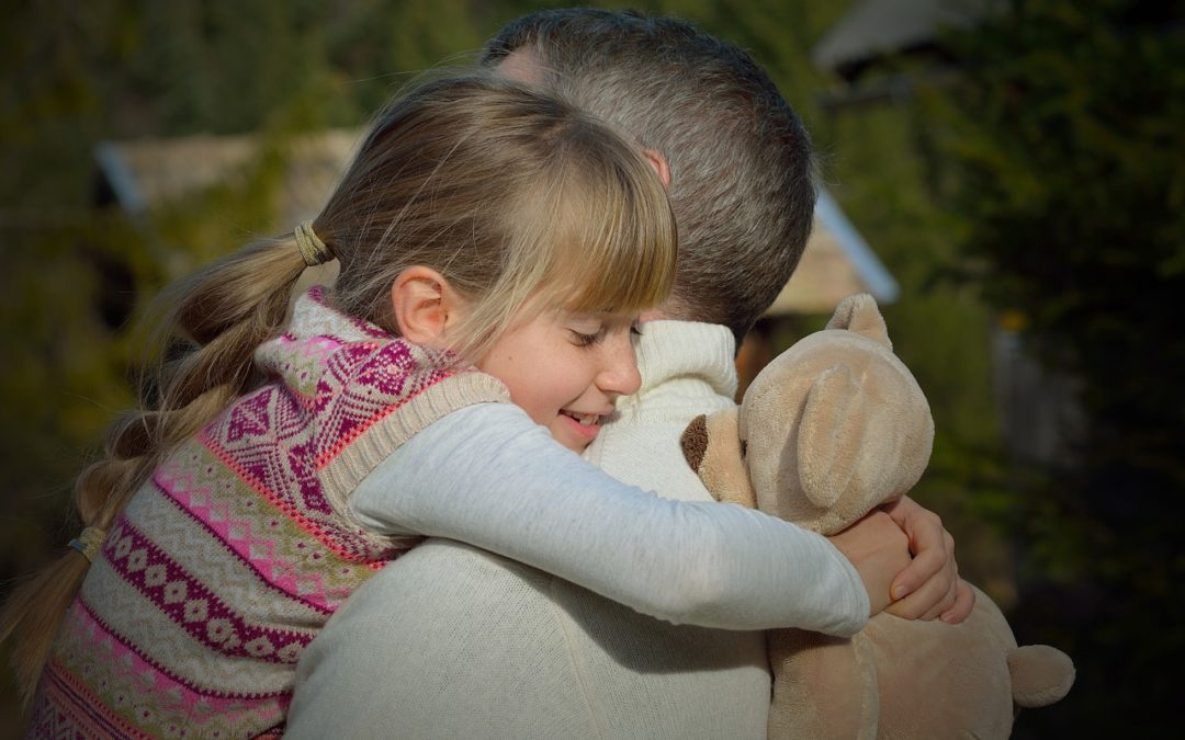 daughter in dads arms